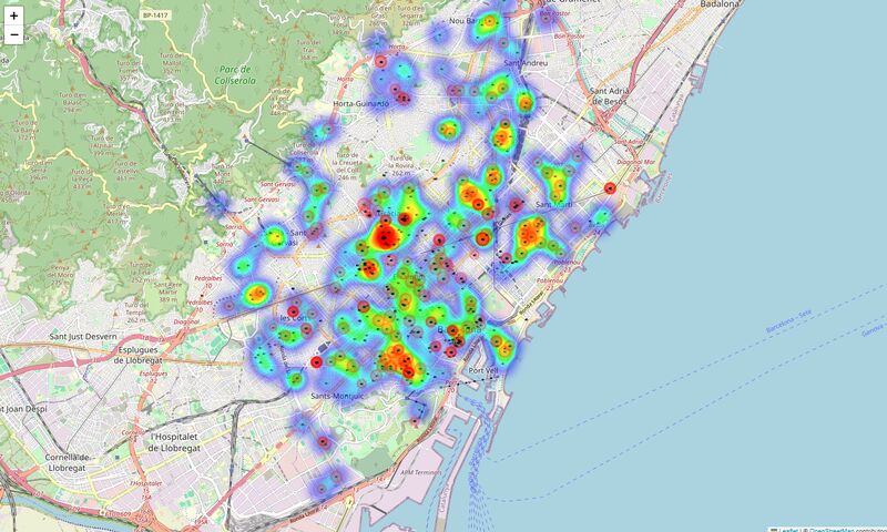 Screenshot of the Barcelona Noise Forecasting project